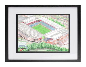Aston Villa 'Aerial View' Stadium Art Print, 3 of 3