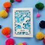 Personalised Papercut Dinosaur Christmas Card, thumbnail 6 of 9