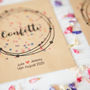 10 Personalised Colourful Confetti Packets, thumbnail 5 of 5