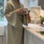 Long Organic Cotton Cloud Robe, thumbnail 4 of 6