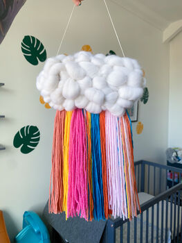 Personalised Colourful Cloud Wall Hanging, 7 of 10