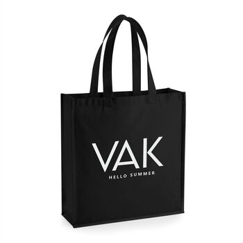 Big Initial Gallery Canvas Tote Bag, 9 of 10
