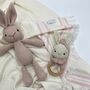 Lipsi Bamboo Baby Blanket And Swaddle Dusty Pink, thumbnail 1 of 7