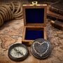 Custom Engraved Compass With Box And Case, thumbnail 8 of 11