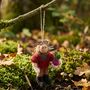 Handmade Felt Arthur The Mole Hanging Decoration, thumbnail 1 of 3