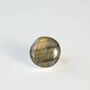 Labradorite Round Gemstone Ring Set In Sterling Silver, thumbnail 3 of 6