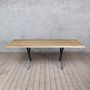 Kew Extendable Solid Oak Dining Table X Shaped Legs, thumbnail 2 of 5