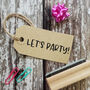 Let's Party Rubber Stamp, thumbnail 1 of 2