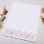 A4 Letter Writing Paper With Pink Rabbit Border, thumbnail 3 of 4