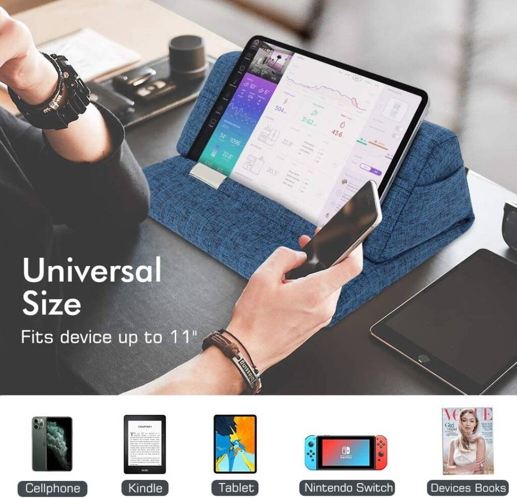 Tablet Pillow Stand Soft Bed Pillow Holder By Momentum