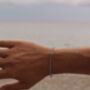 Anchor Silver 3mm Chain Bracelet Adjustable Gift, thumbnail 6 of 6