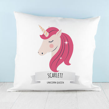 Personalised Sweet Dreams Unicorn Cushion Cover, 3 of 4