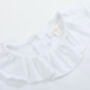 Isabelle White Collar Frill Top, thumbnail 5 of 12