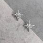 Sterling Silver North Star Studs, thumbnail 1 of 9