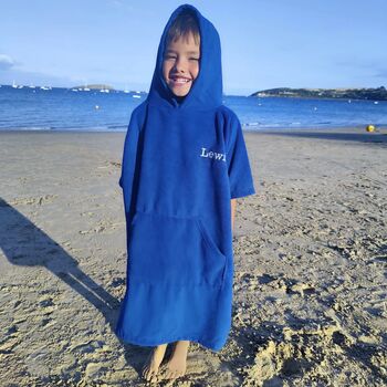 Personalised Kids Quick Dry Poncho, 5 of 10