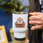 Personalised Cute Retro Travel Coffee Mug, thumbnail 1 of 3