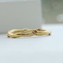 Gold Twig Nature Wedding Ring, thumbnail 2 of 6