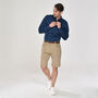 Men's Faro Natural Beige Shorts, thumbnail 4 of 8