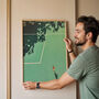 Minimalist Tennis Court Poster, Unframed, thumbnail 6 of 10