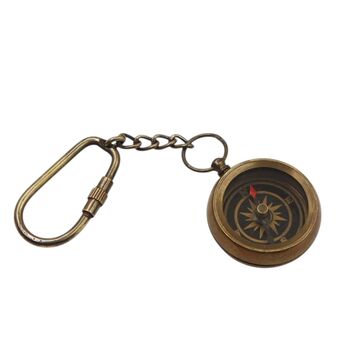 Personalized Bronze Compass Keyring, 6 of 8