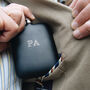 Personalised Black Hip Flask, Initials, Name, thumbnail 3 of 4