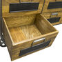 Industrial Vintage Low Apothecary Chest, thumbnail 5 of 5