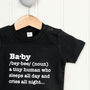 Baby Definition T Shirt, thumbnail 2 of 4