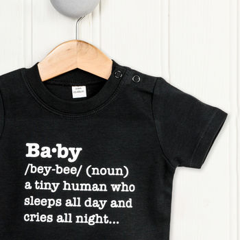 Baby Definition T Shirt, 2 of 4