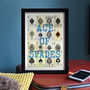Ace Of Spades Vintage Playing Cards Print, thumbnail 4 of 6