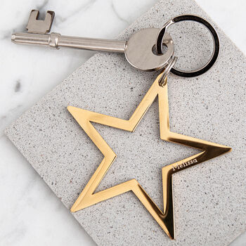 Gold Or Silver Star Keyring, 5 of 12