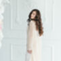Silver Sequined Kimono | Sparkly Wedding Dress Cover, thumbnail 8 of 12