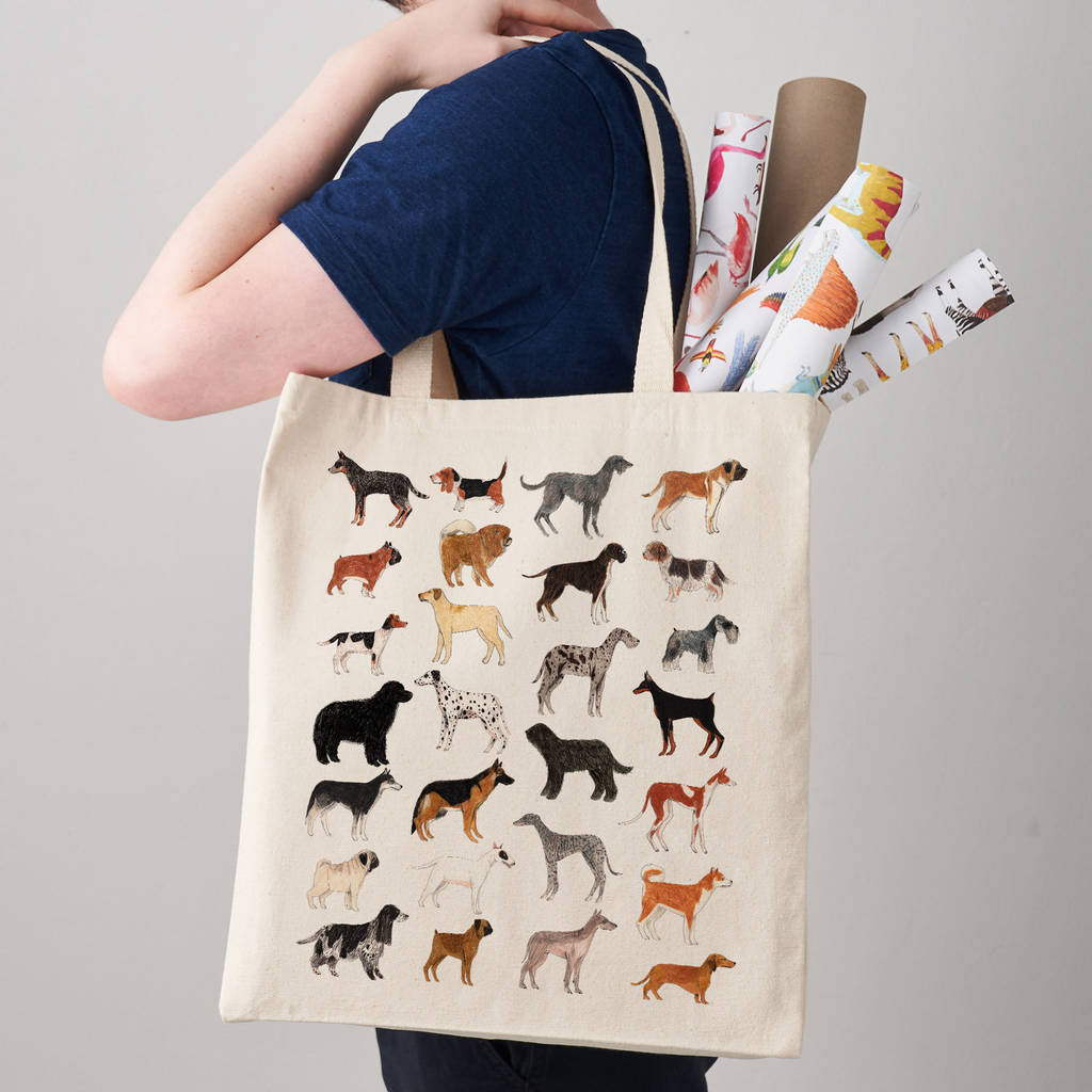 canvas dog tote