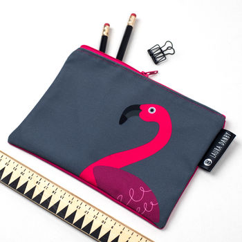 Pink Flamingo Purse Or Pencil Case, 6 of 8