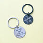 Be Safe Round Adult Keyring, thumbnail 4 of 5