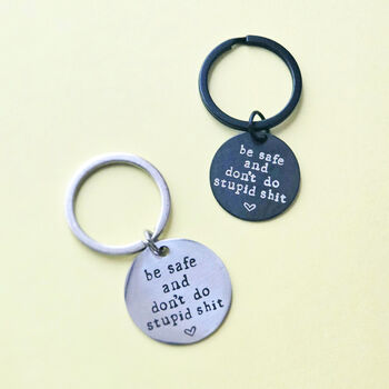 Be Safe Round Adult Keyring, 4 of 5