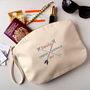 Personalised Embroidered Travel Pouch, thumbnail 1 of 2