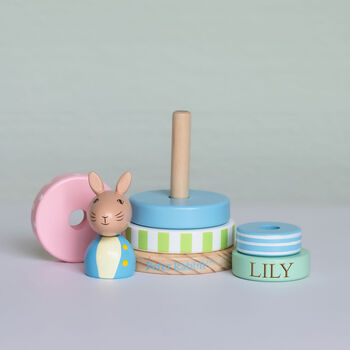 Personalised Peter Rabbit Stacking Ring Toy, 3 of 7
