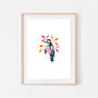 W Is For Woodpecker Print, thumbnail 1 of 3
