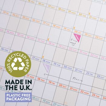 2026 2027 Landscape Academic Year Wall Planner | Your Year In Pastels, 5 of 6