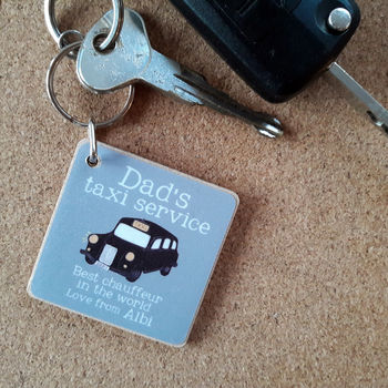 Personalised 'Dad's Taxi' Key Ring, 9 of 12