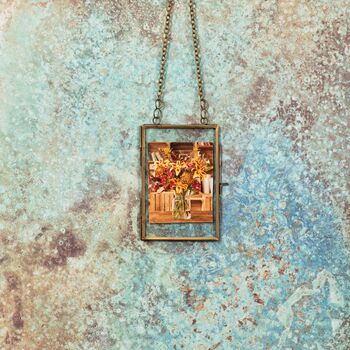 Antique Brass Photo Frame, 8 of 10