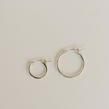 Rae | Gold Fill Or Sterling Silver Hinged Hoop Earrings, 8 of 12