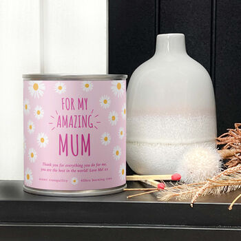 For My Amazing Mum Candle With Personalised Message, 2 of 5