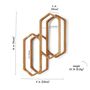Scandi Oak Wood Toilet Paper Holder, thumbnail 9 of 11