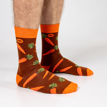 Bamboo Socks | Carrot Socks | Vegetable Socks | Food Socks | Novelty Socks, 5 of 5