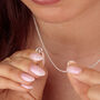 Sterling Silver Moon Charm Necklace, thumbnail 6 of 8