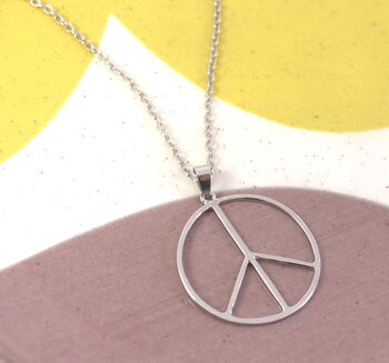 Large Peace Necklace, 2 of 2