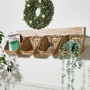 Manzat Set Of Four Wall Basket Rack, thumbnail 1 of 5