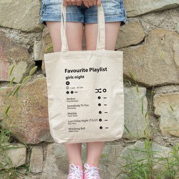 Personalised Playlist Tote Bag, 5 of 7