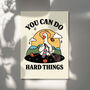 'You Can Do Hard Things' Cottagecore Goose Print, thumbnail 5 of 8